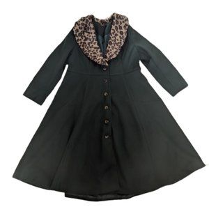 S289 Green Princess Winter Coat Pea Peacoat Size 1XL